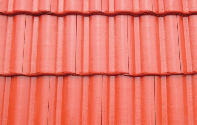 Red roof tile