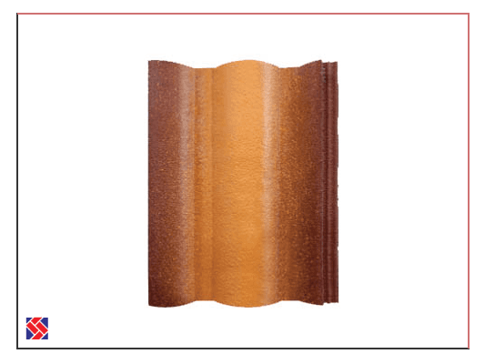 Sunset concrete roof tile