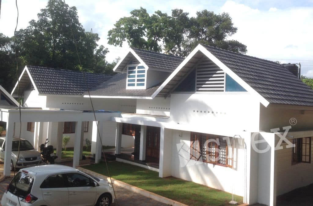 Antique Grey concrete roof tile