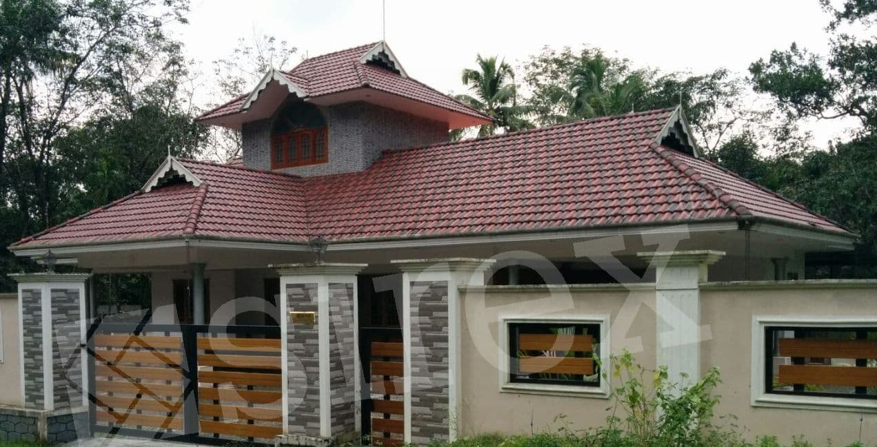 Antique Red concrete roof tile