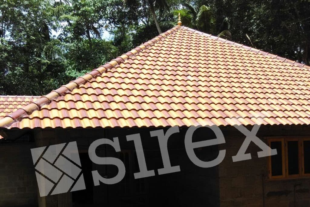 Russet Gold concrete roof tile