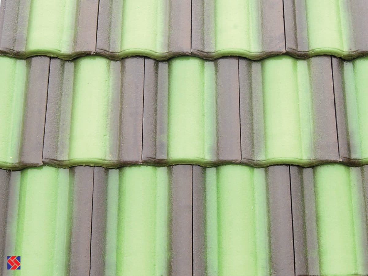 Antique Green concrete roof tile