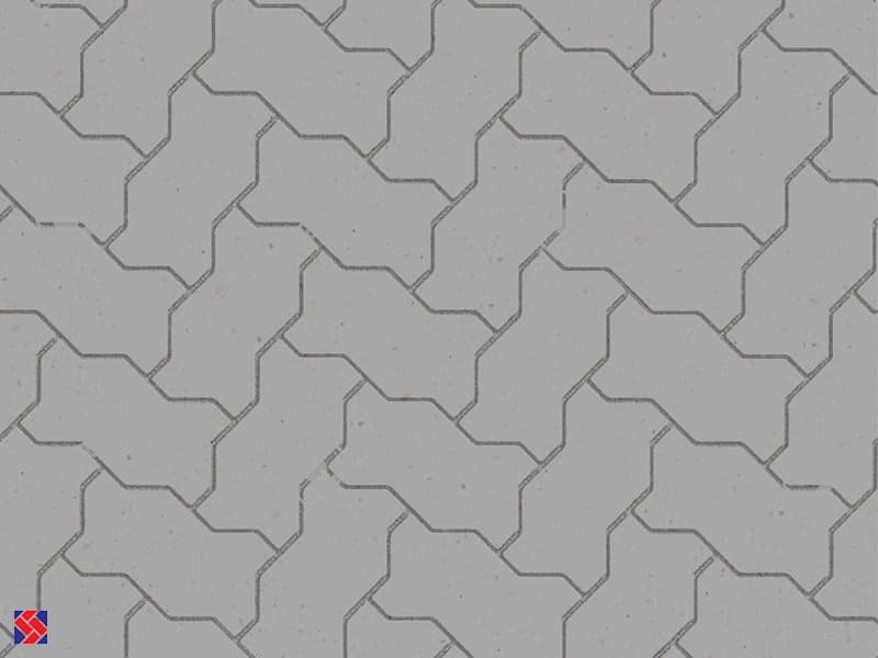 Zig Zag paver block