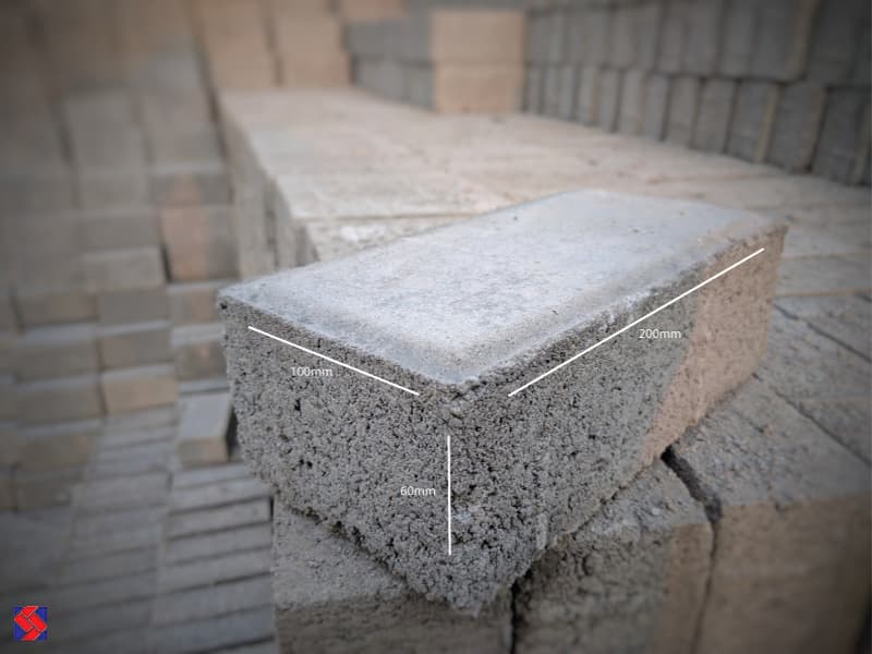 Holland paver, laid
