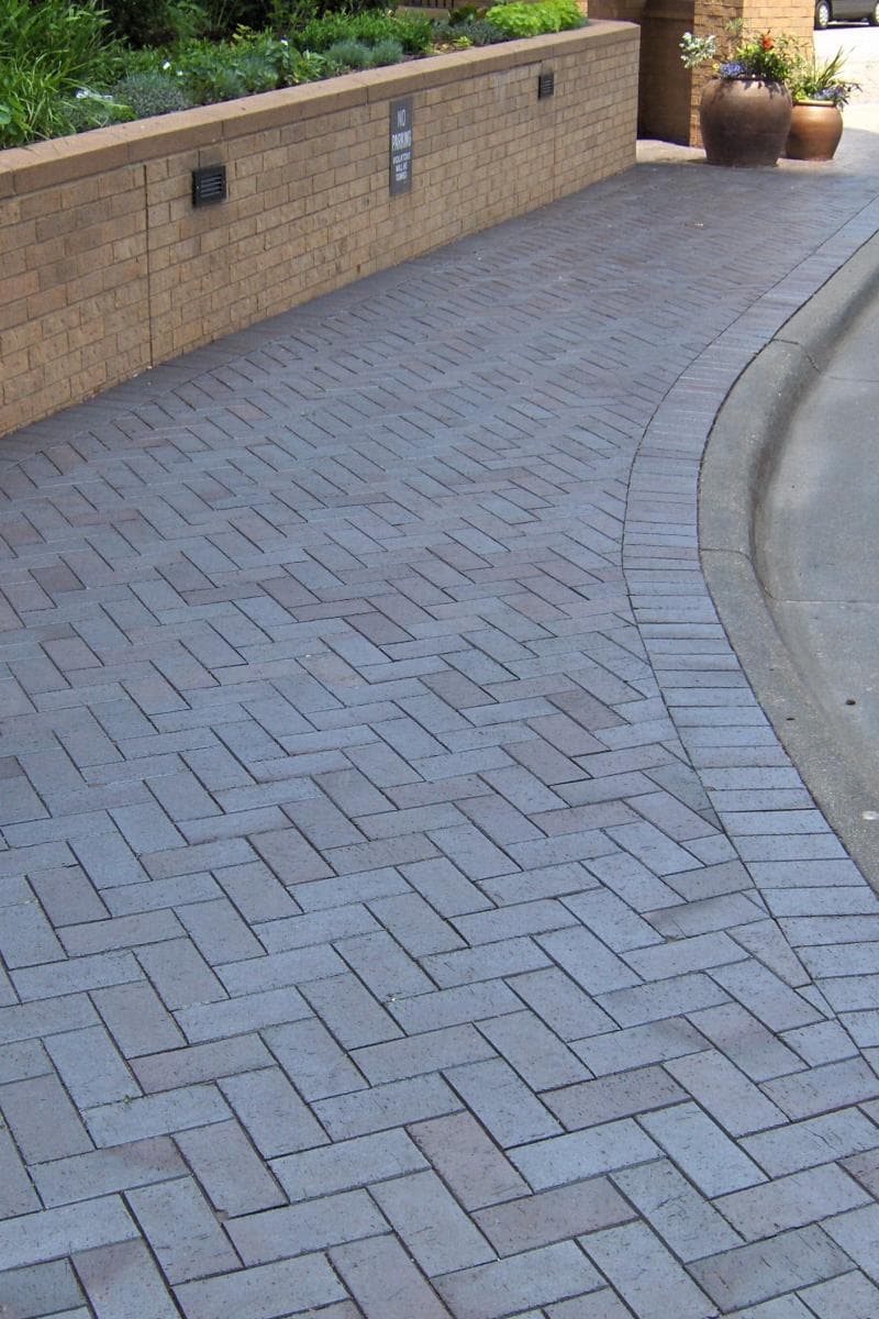 Holland paver, laid