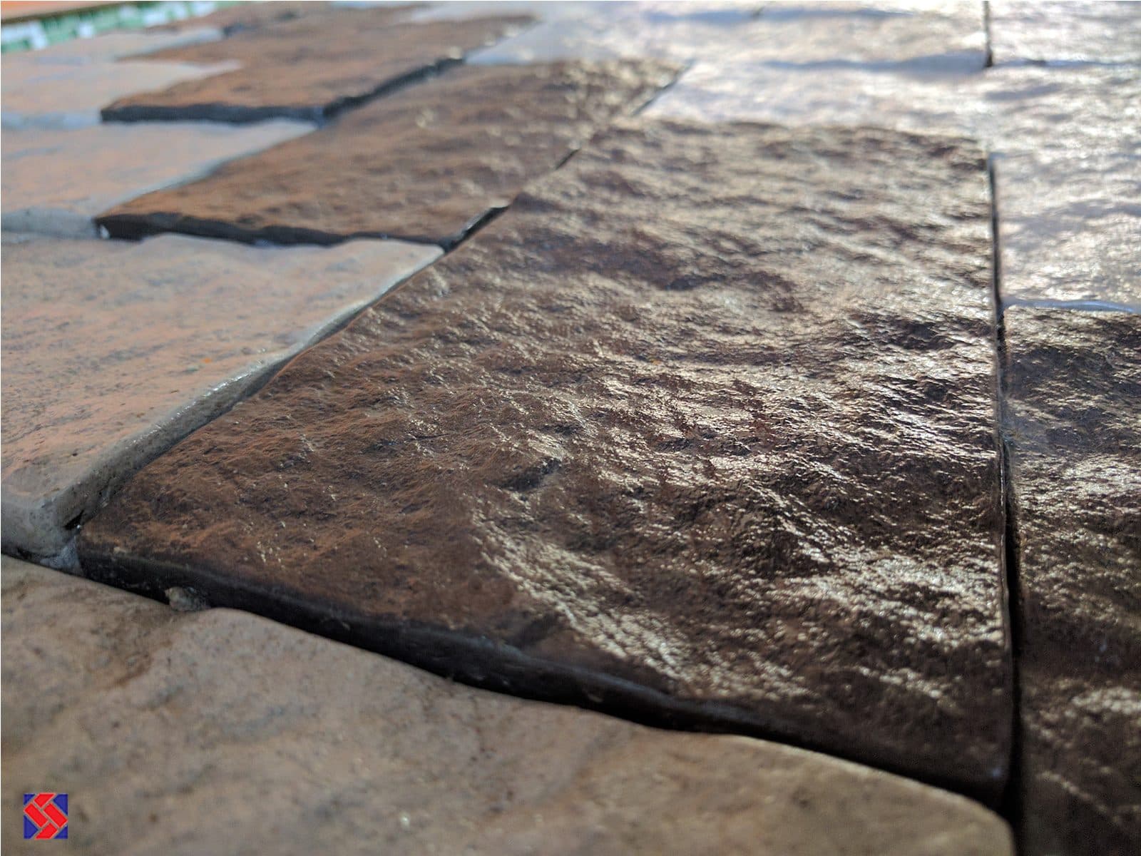 Dutchstone paver, laid