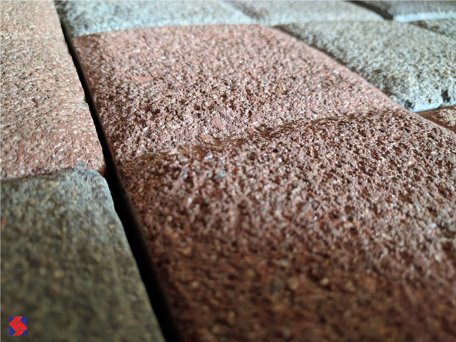 Cobbles paver, laid