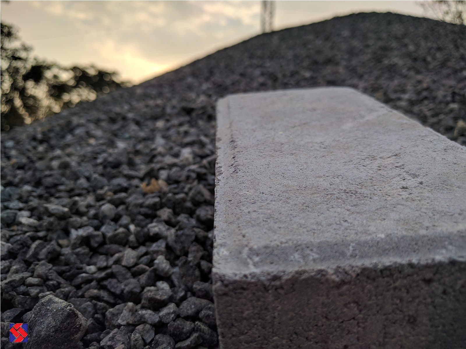 Holland paver, laid